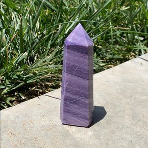 Velvet/compressed fluorite point